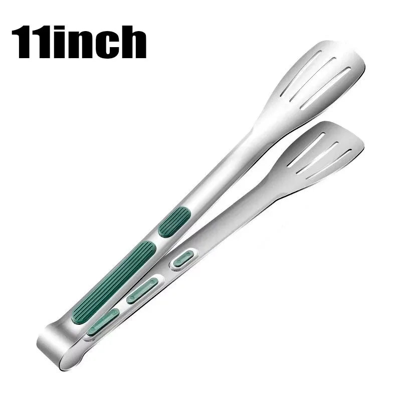 Non Slip Stainless Steel Food Tongs